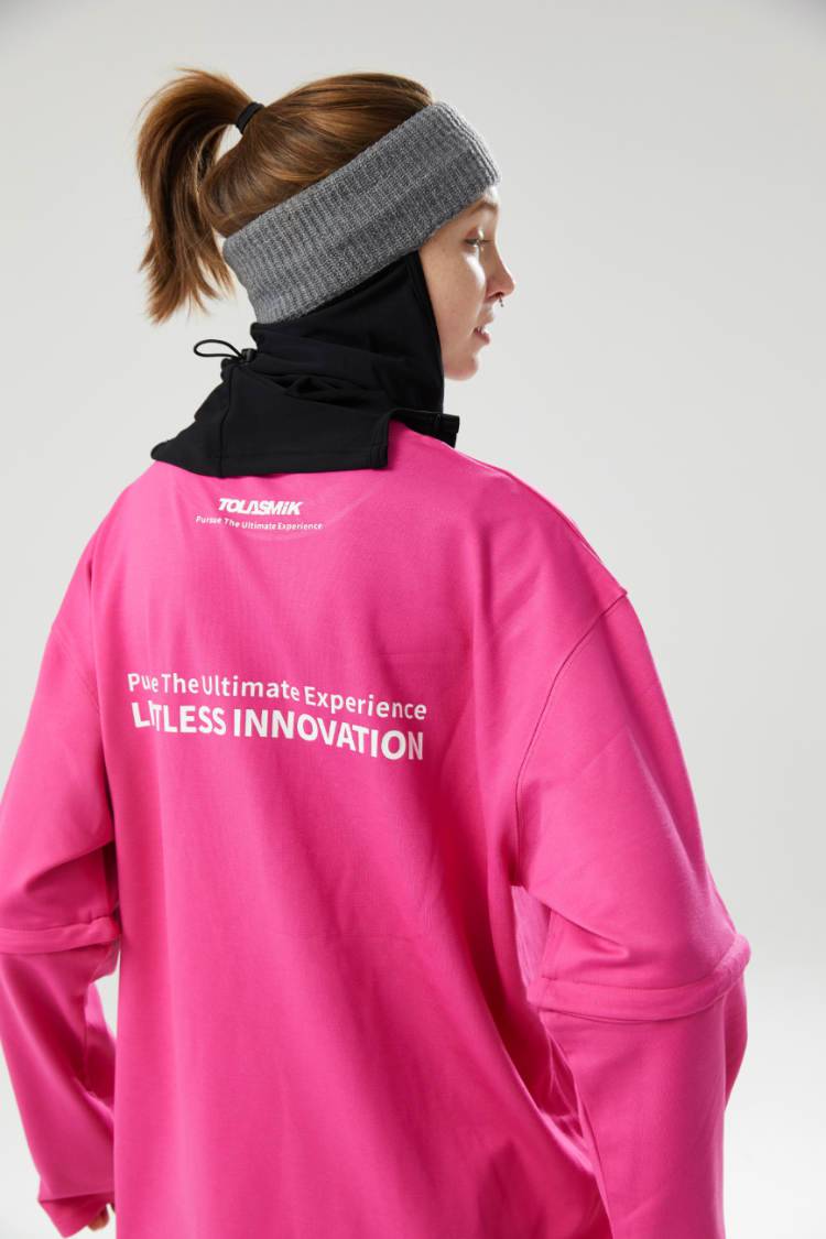Tolasmik QUICK-DRY Sweatshirt - Pink Seris - RAKU-Snowsports Tolasmik QUICK-DRY Sweatshirt - Pink Seris - RAKU-Snowsports