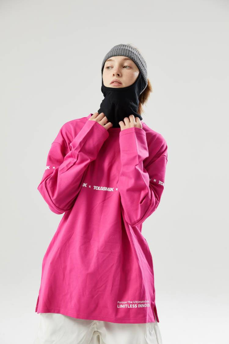 Tolasmik QUICK-DRY Sweatshirt - Pink Seris - RAKU-Snowsports Tolasmik QUICK-DRY Sweatshirt - Pink Seris - RAKU-Snowsports