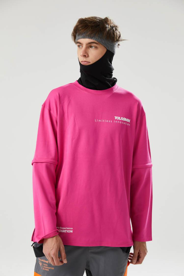 Tolasmik QUICK-DRY Sweatshirt - Pink Seris - RAKU-Snowsports Tolasmik QUICK-DRY Sweatshirt - Pink Seris - RAKU-Snowsports