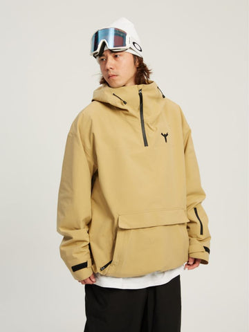 Winter Ticket 2L Snowboard Shell Pullover Ski Jacket - Unisex