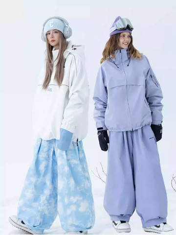 Molocoster Parachute Baggy Ski Pants – Unisex