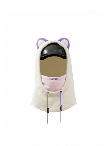 MYKU YEKE Cute Snow Helmet Hood