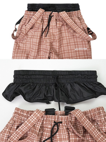 Molocoster Checkered Snow Pants - Unisex