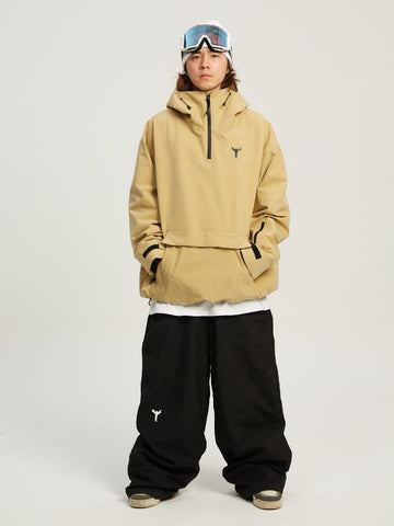 Winter Ticket 2L Snowboard Shell Pullover Ski Jacket - Unisex