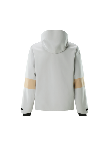 Winter Ticket Grey Freeride 3L Pullover Jacket - Unisex