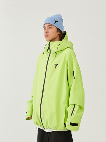 Winter Ticket Radiant Glow Yellow Snow Jacket - Unisex