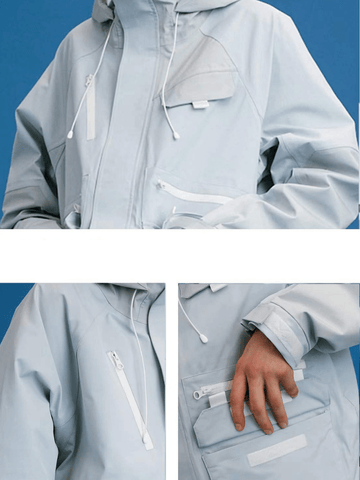 NIS Eco Creator Blue Ski Jacket - Unisex