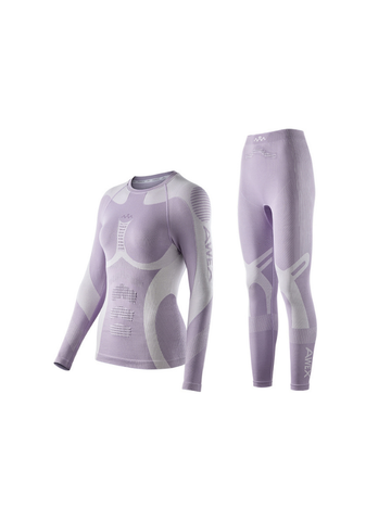 Nandn x AWEX Merino Quick-Dry Purple Base Layer - Women's