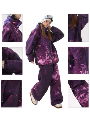 Molocoster 3L Dreamy Purple Snow Suit - Unisex