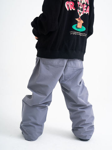 TRICKER Grey Baggy Snow Pants - Women's