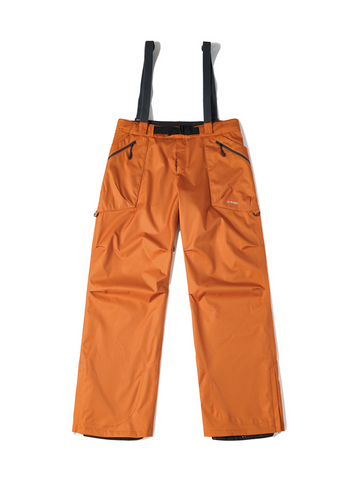 LITAN Alpine Teflon Suspender Orange Pants - Unisex
