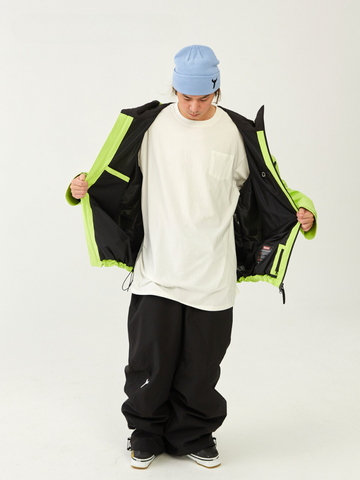 Winter Ticket Radiant Glow Yellow Snow Jacket - Unisex