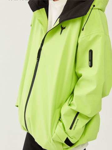 Winter Ticket Radiant Glow Yellow Snow Jacket - Unisex
