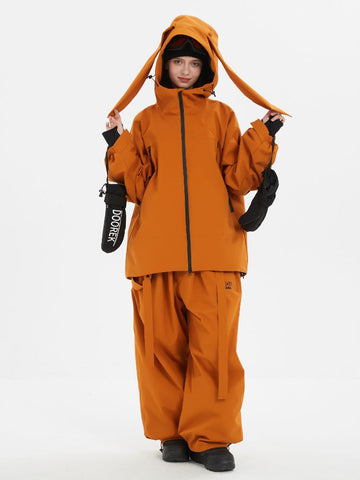 Doorek Suspender Baggy Snow Pants - Unisex