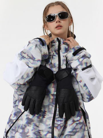 POMT P-Insulate Leather Ski Gloves