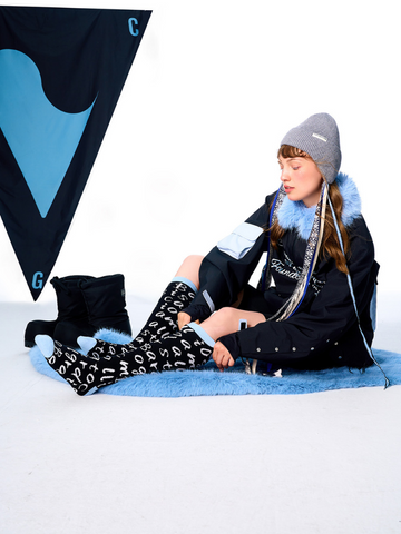BCG Exclusive Patterned Ski Socks - Women's