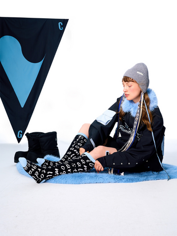 BCG Exclusive Patterned Ski Socks - Women's