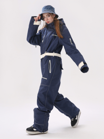 Molocoster All-Mountain Denim Ski Jumpsuit - Women's