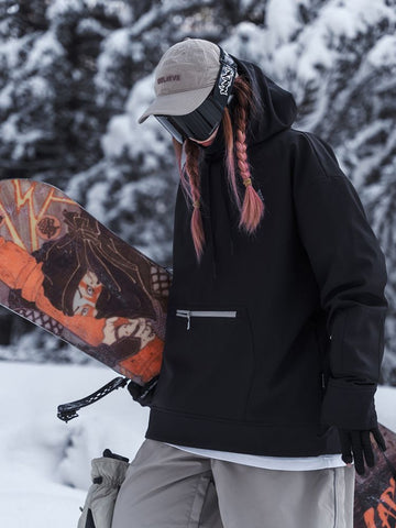 NANDN Chic Zip Pocket Hoodie - Women's