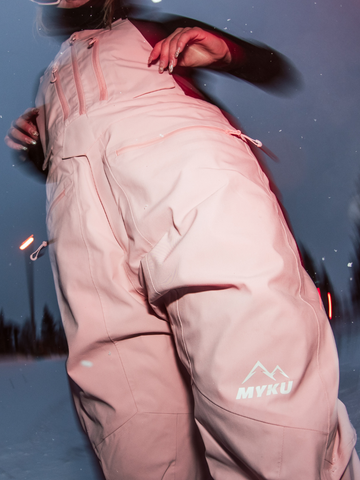 MYKU Arctic 3L Fleece Lined Snow Bibs - Unisex