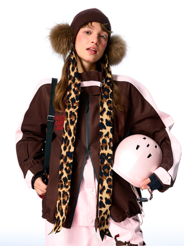 BCG Retro Fluffy Leopard Beanie
