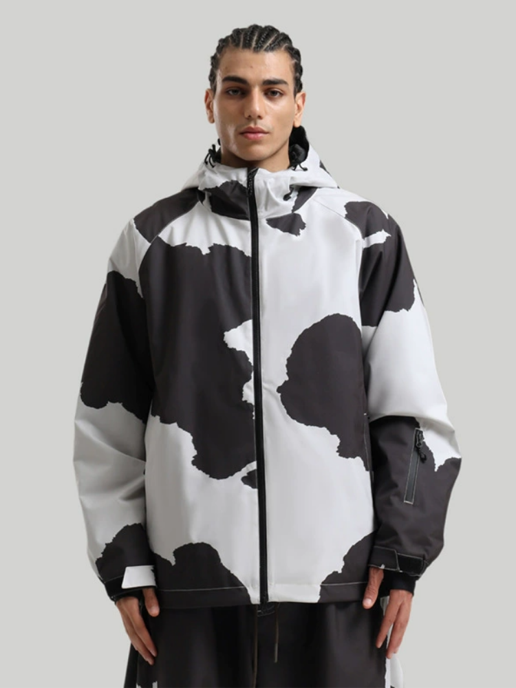 Gsou Snow Bold Cow Print Snow Jacket – Men's