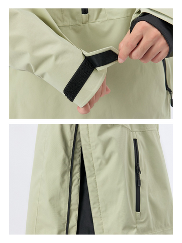 NANDN 3L Shield Lite Half-Zip Shell Jacket - Unisex