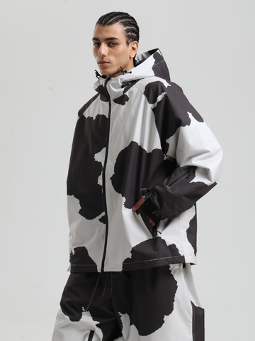 Gsou Snow Bold Cow Print Snow Jacket – Men's