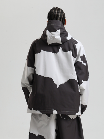 Gsou Snow Bold Cow Print Snow Jacket – Men's