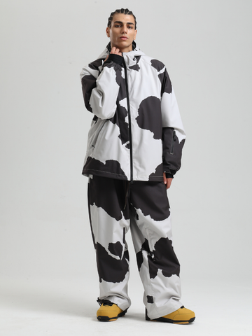 Gsou Snow Bold Cow Print Snow Jacket – Men's