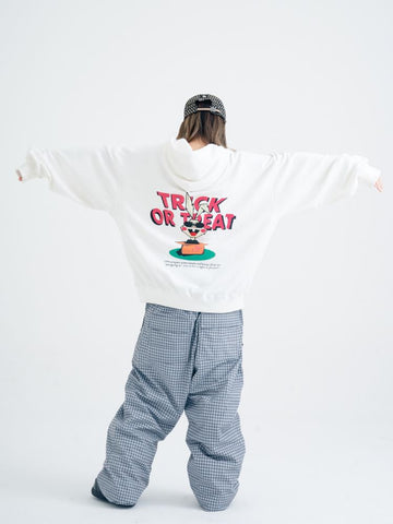 TRICKER White Frost Peak Fleece Hoodie - Women's