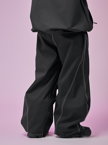 Doorek Curved Baggy Snow Pants - Unisex