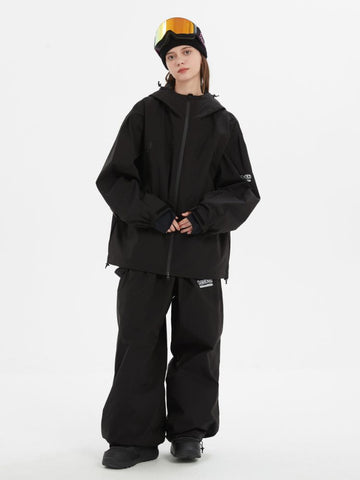 Doorek Suspender Baggy Snow Pants - Unisex