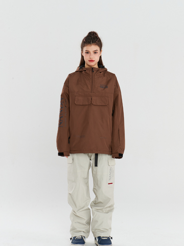 NANDN Outerwear Ski Pullover Shell Jacket - Women's