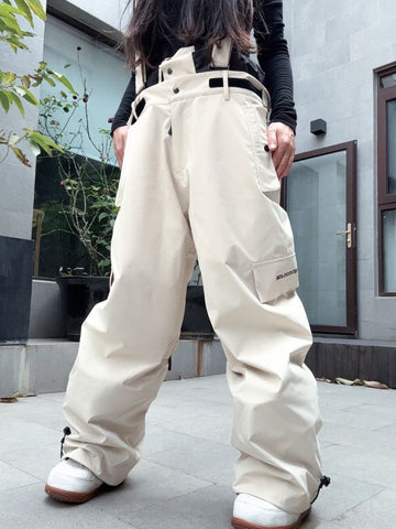 Molocoster Freestyle Fleece-Lined Ski Bibs - Unisex