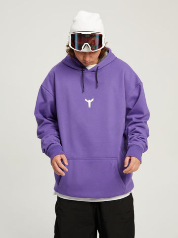 Winter Ticket Freestyle Purple Fleece Hoodie - Unisex