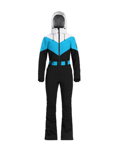 Gsou Snow Retro Belted Slim Ski Jumpsuit - Women's