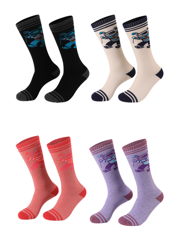 Doorek Glide Bear Kids Ski Socks