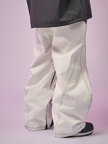 Doorek Curved Baggy Snow Pants - Unisex