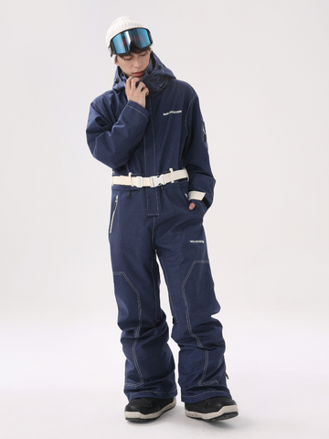 Molocoster All-Mountain Denim Ski Jumpsuit - Men's