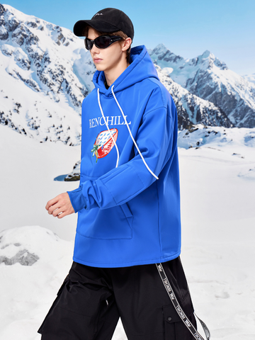 RenChill Klein Blue 3L Fleece Ski Hoodie - Unisex
