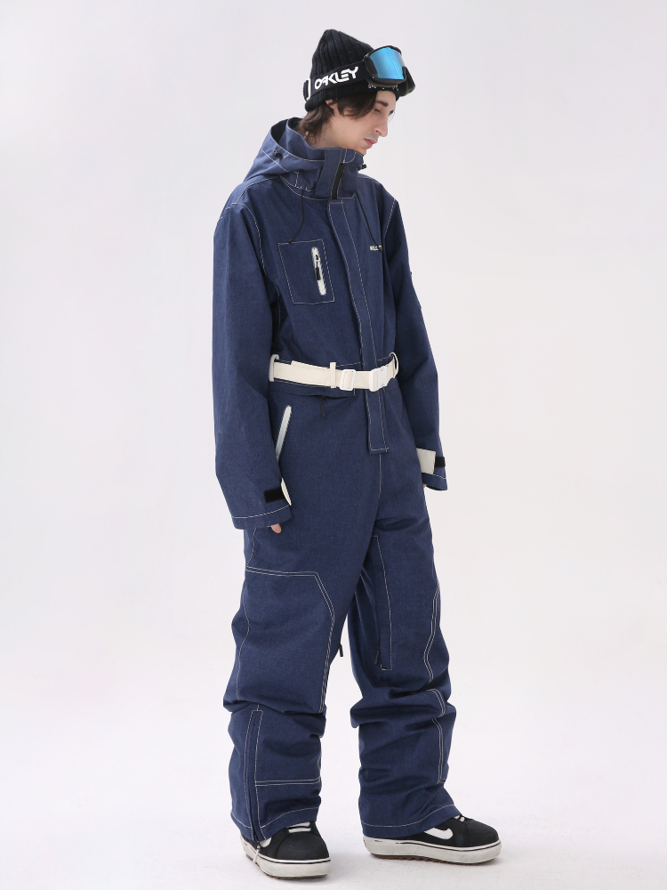 Molocoster All-Mountain Denim Ski Jumpsuit - Men's