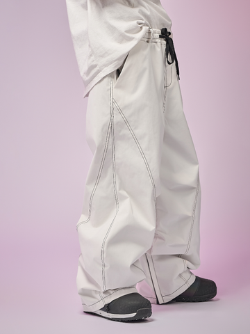 Doorek Curved Baggy Snow Pants - Unisex