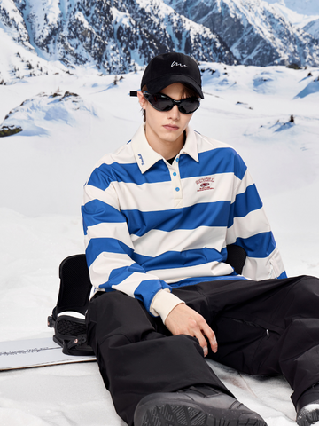 RenChill Striped Polo 3L Ski Pullover - Men's