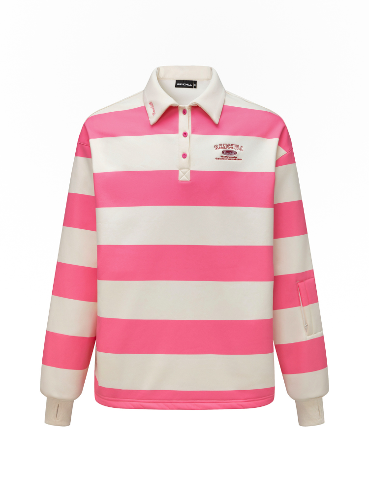 RenChill Striped Polo 3L Ski Pullover - Women's