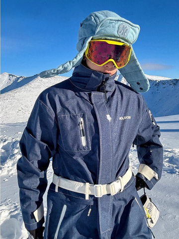 Molocoster All-Mountain Denim Ski Jumpsuit - Men's