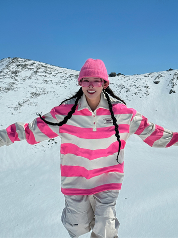 RenChill Striped Polo 3L Ski Pullover - Women's