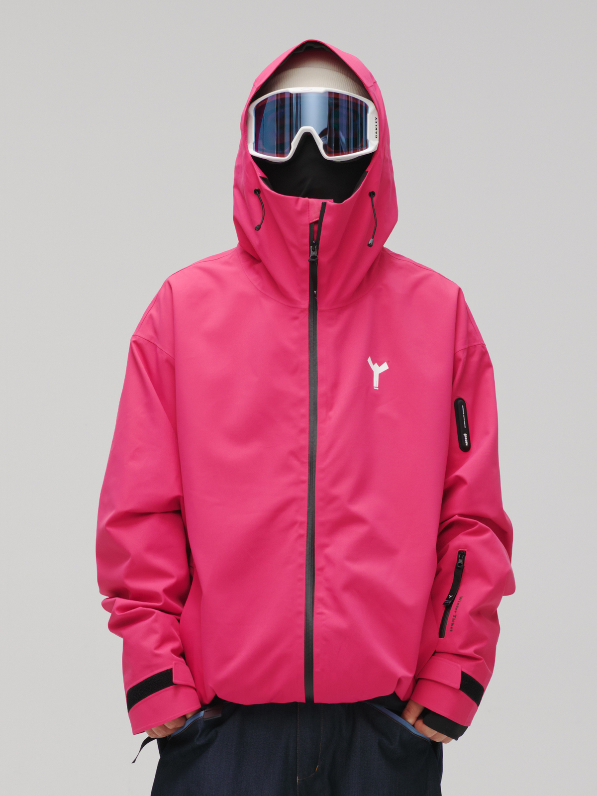Winter Ticket Pink Voltage 3L Freestyle Jacket -Unisex