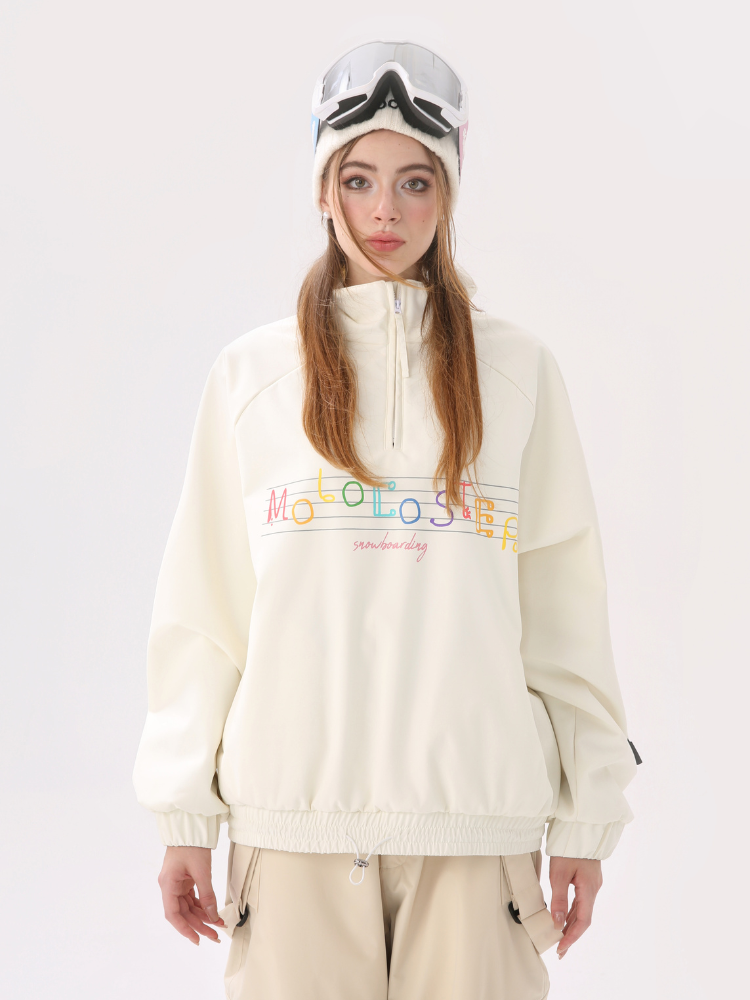 Molocoster Beige Ski Sweatshirt - Women's
