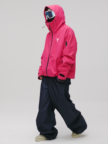 Winter Ticket Pink Voltage 3L Freestyle Jacket -Unisex